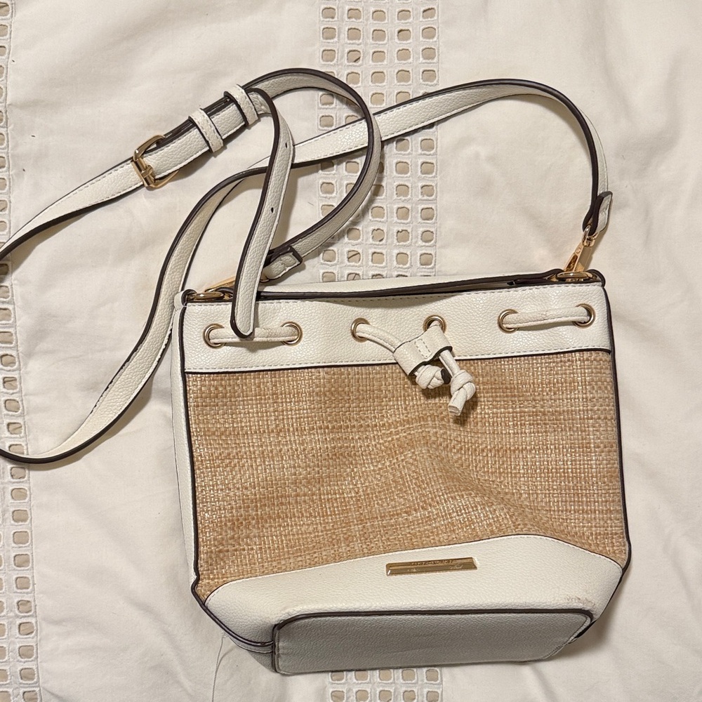 Shoulder bag White and Tan Women's
